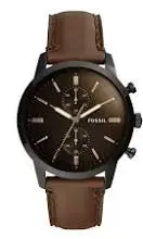 Classic Leather Strap Watch